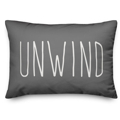 Oui! Housse et insert pour coussin d'extérieur rectangulaire Unwind
