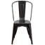 Chaise d'appoint empilable en métal Lily-1653966821