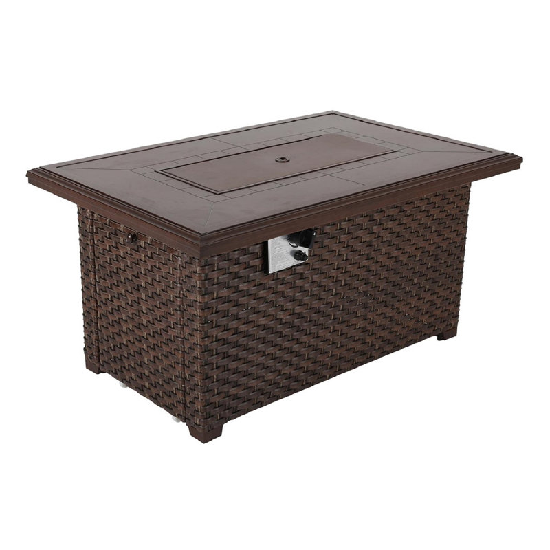 30.5'' x 46.5'' Rectangle Aluminum Fire Pit Accessory