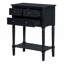 Console étroite, canapé mince avec trois tiroirs de rangement et tablette inférieure-371176682