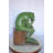 Green Frog Thinking Bronze Statue - Size: 10"L x 16"W x 20"H.