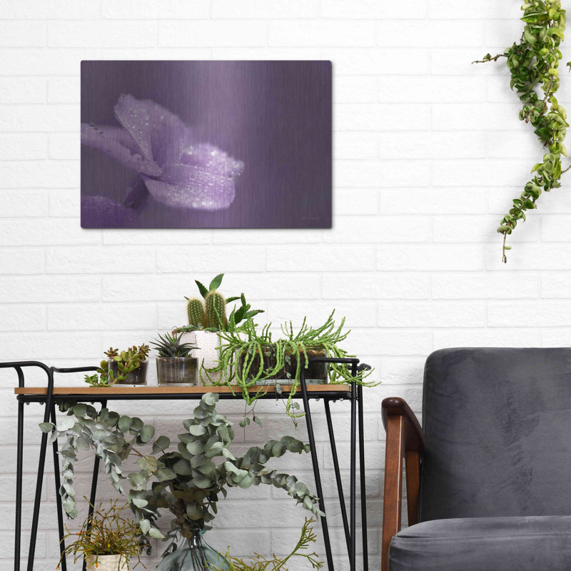 «Purple Dew» par Lori Deiter, H 12 po x l 16 po