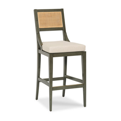 Salvador Upholstered Stool with Solid Wood Frame