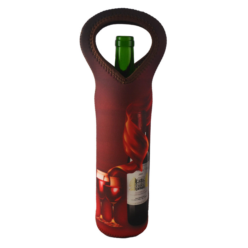 Support pour porte-bouteilles de vin isolant housse en néoprène
