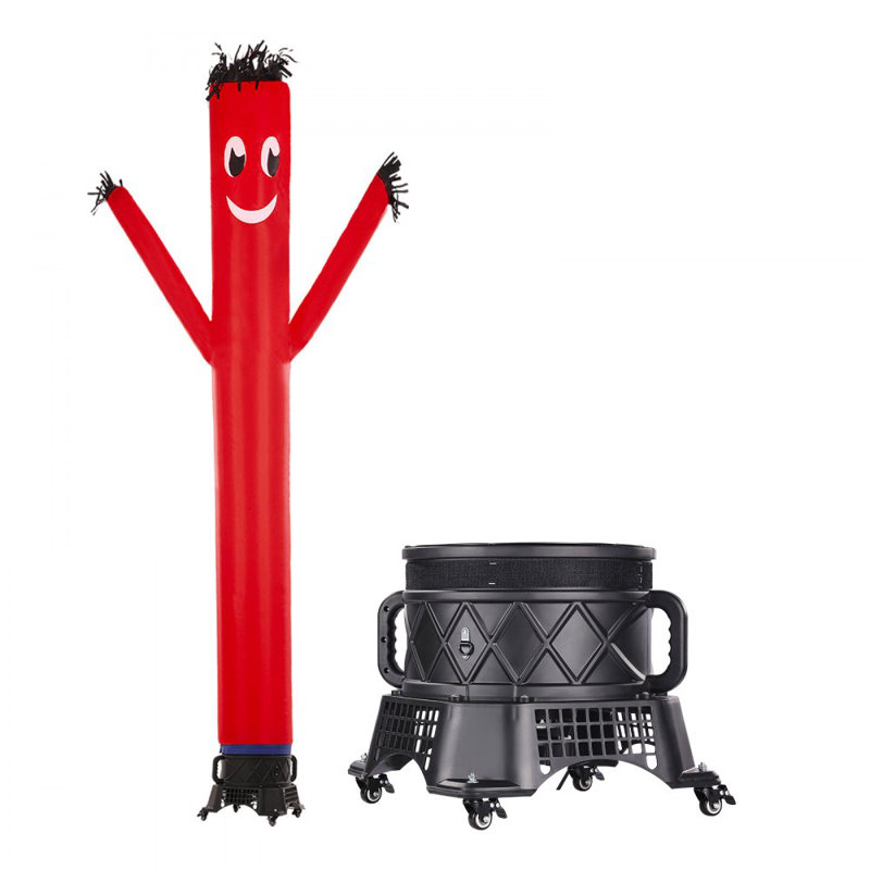 Canot gonflable de 10 pi avec danseur d'air Wacky 10 po avec ventilateur 9/10 HP, H 120 po x l 18 po x P 18 po