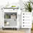 33" Rolling Kitchen Cart With Stainless Steel Countertop And Drawer-746491014