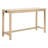 4-Piece Bar Dining Set: Table & 3 Padded Stools, Power Outlet, Light Oak