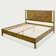 Ethan Solid Wood Platform Bed with Headboard, Rustic Bed Frame