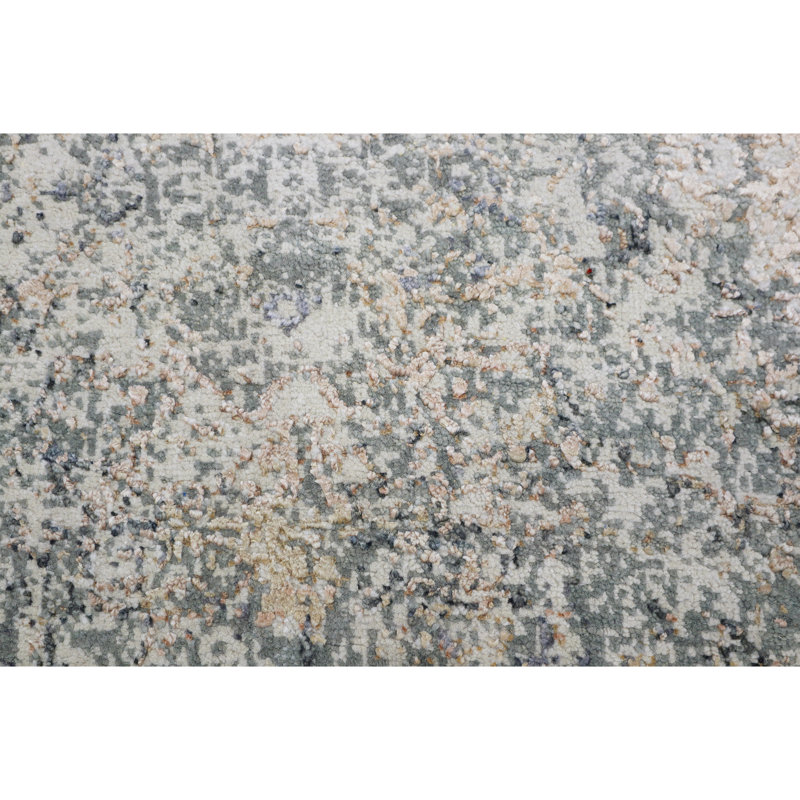 Tapis rectangulaire noué à la main, Rectangle de 5 pi x 8 pi
