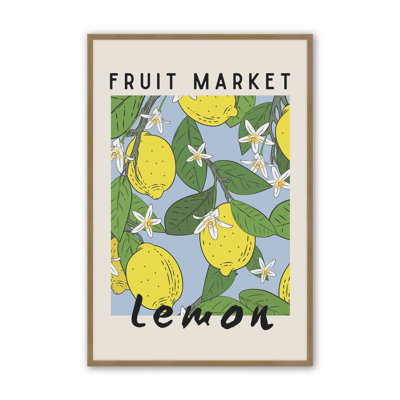 Lemon Fruit Market, reproduction d'affiche