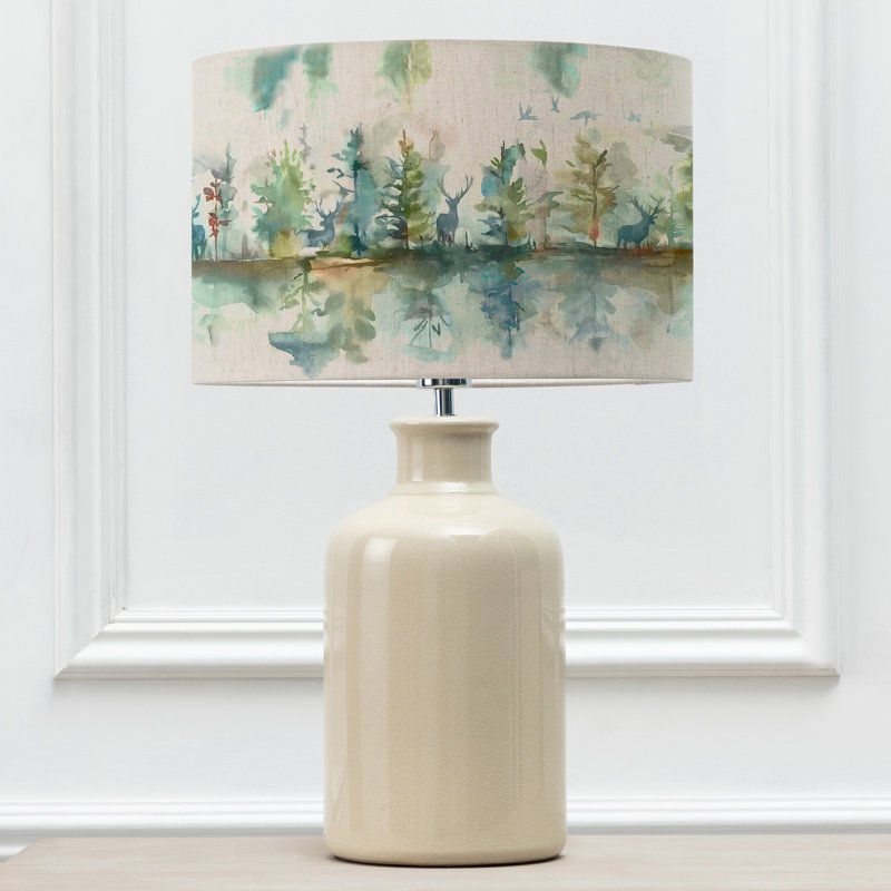 Elspeth Ceramic Table Lamp, Cream