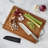 Stainless Steel Santoku Knife - Graphix Collection