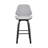 Altherr Mid-Century Modern Swivel 26 in. Armless Wood Counter Height Bar Stool with Faux Leather Seat-1336127516-1308883715