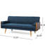 Superbe en bleu marine, style Mid-Century moderne avec style
