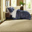 Ensembles de literie de qualité supérieure très grand en jacquard de chenille de polyester bleu marine pour une maison moderne