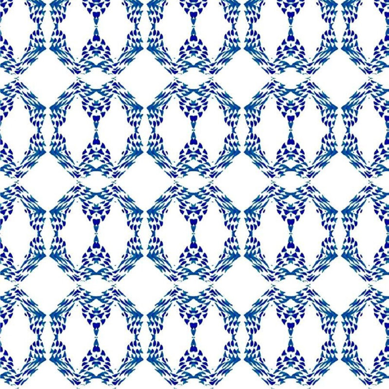 Rouleau de papier peint L 10 pi x l 24 po Beverly, Navy, Non-Woven, Auto-adhésif