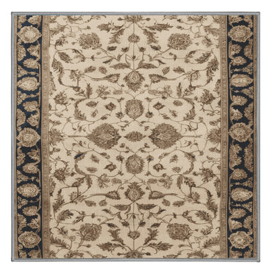 Machine Washable Persian Gray Area Rug