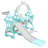 Shoaib Zoomie Kids Plastic Swing Set with 1 Swing(s) , 1 Slide(s)-492748182