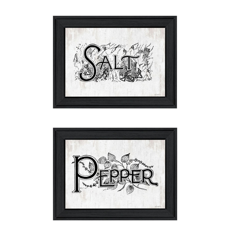 Art mural encadré «Salt and Pepper» par Ophelia & Co., impression d'art mural pour la maison