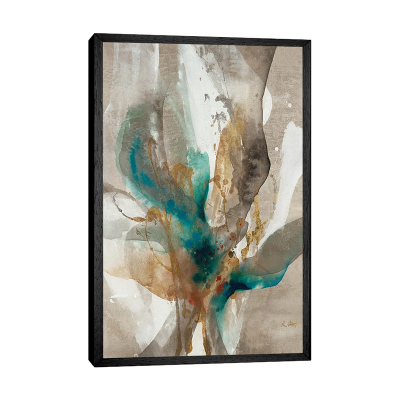 Calla I by K. Nari - Gallery-Wrapped Canvas Giclée on Canvas, 101.6 cm H x 66.04 cm W, Black Floater Frame