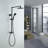 Fennocasa Polaris Rain Shower System, 8” Rainfall Shower Head, 1.8 GPM-99123523
