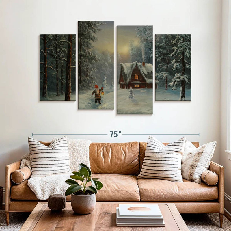 Elfe de Noël errant, H 42 po x l 68 po
