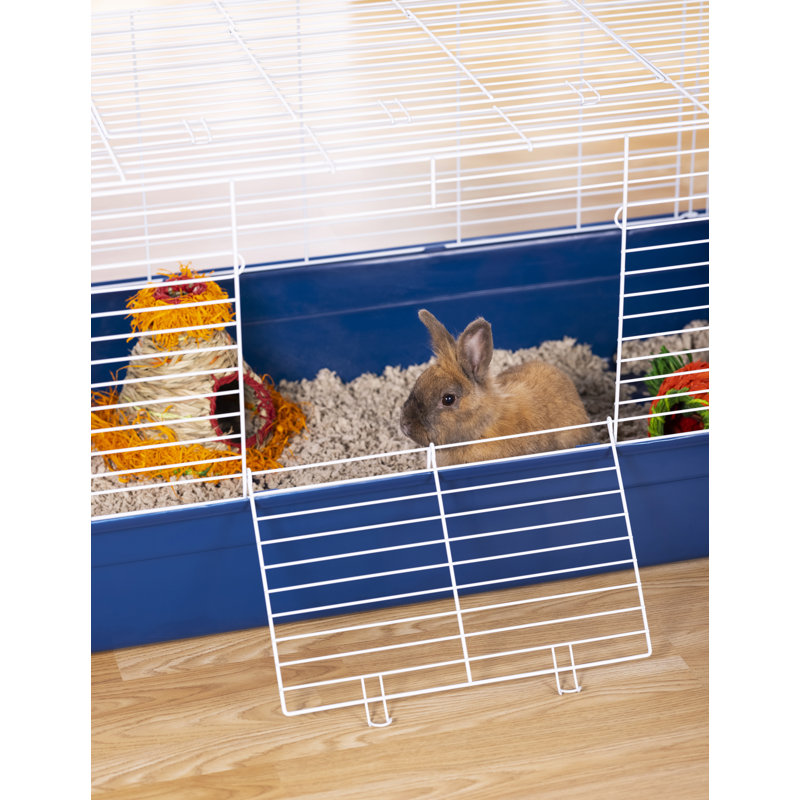 Cage pour petits animaux Niehaus, H 21,5 po x l 24,25 po x L 47,25 po, Bleu marine