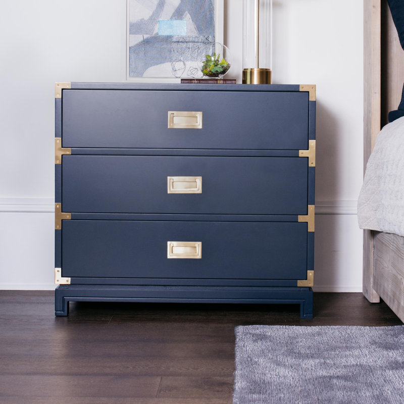 Carlyle 32'' W Nightstand, Navy