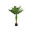 Banane en soie artificielle Jenny, 43 po, vert, pot noir