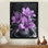 Reproduction d'art moderne lys mauves et noirs modernes