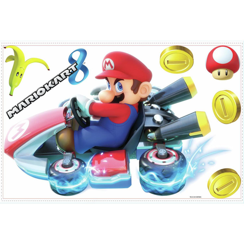 Décalcomanie murale mario kart 8 Popular Characters