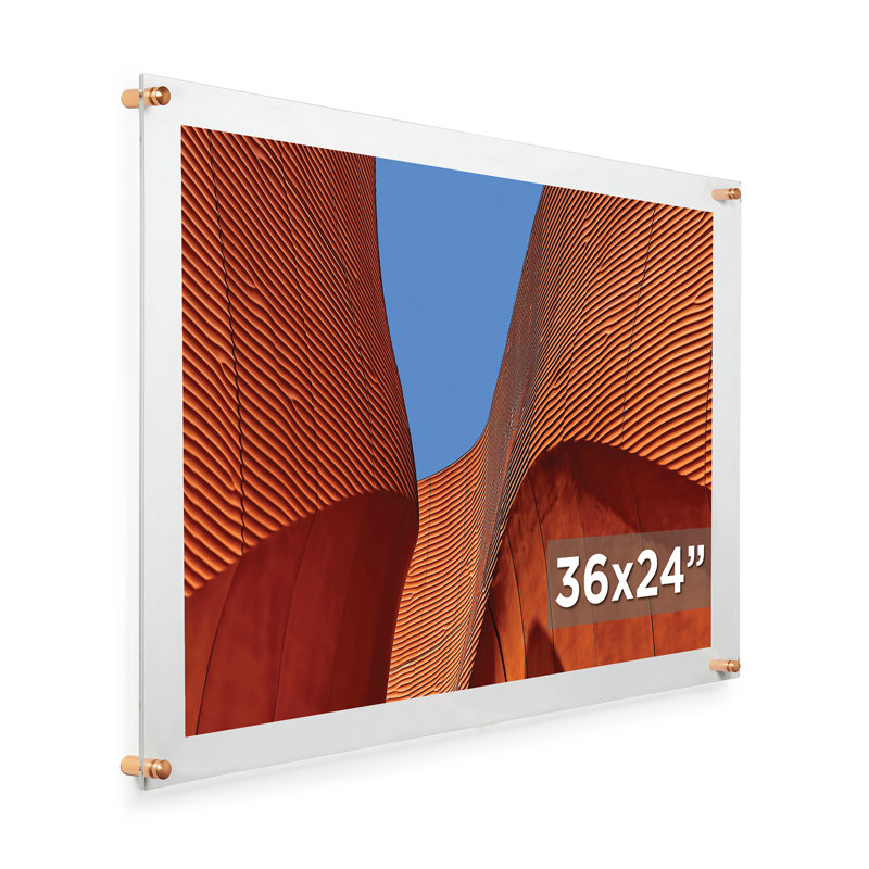 Cadre photo Devian Floater, Or, 24 po x 36 po