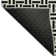 Premium Machine Washable Prisco Black Rug