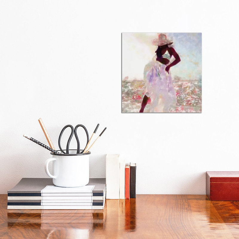 Her Colourful Dance I by Alonzo Saunders - Wrapped Canvas Painting, 30.48 cm H x 30.48 cm W