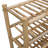  Shoe Rack With Shelf Natural 26.77 X 11.02 X 37.80 In Bamboo