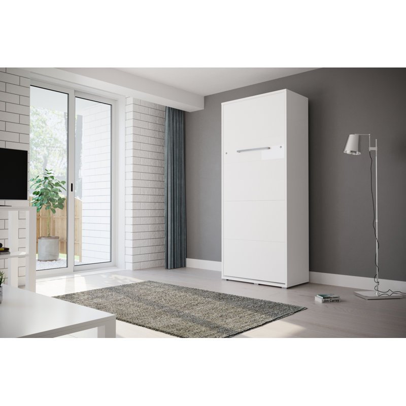 Dela Bed, European Kingsize (160 x 200cm), White