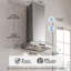 Hotte de cuisine murale VIKIO PRO 36 "à écran tactile 450 CFM en acier inoxydable-125128749