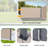 AECOJOY 123 " W x 113 " D Polyester Cover Retractable Awning-98160807