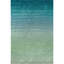 Tapis bleu / vert en laine tissé à la main Silana-1473453083
