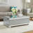 Hymir Glass Top Single Coffee Table
