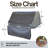 Covered Living 45″ Grey Vinyl Built-In BBQ Grill Cover / Outdoor Kitchen Island Heavy Duty, Water Repellent-49811849-105426942