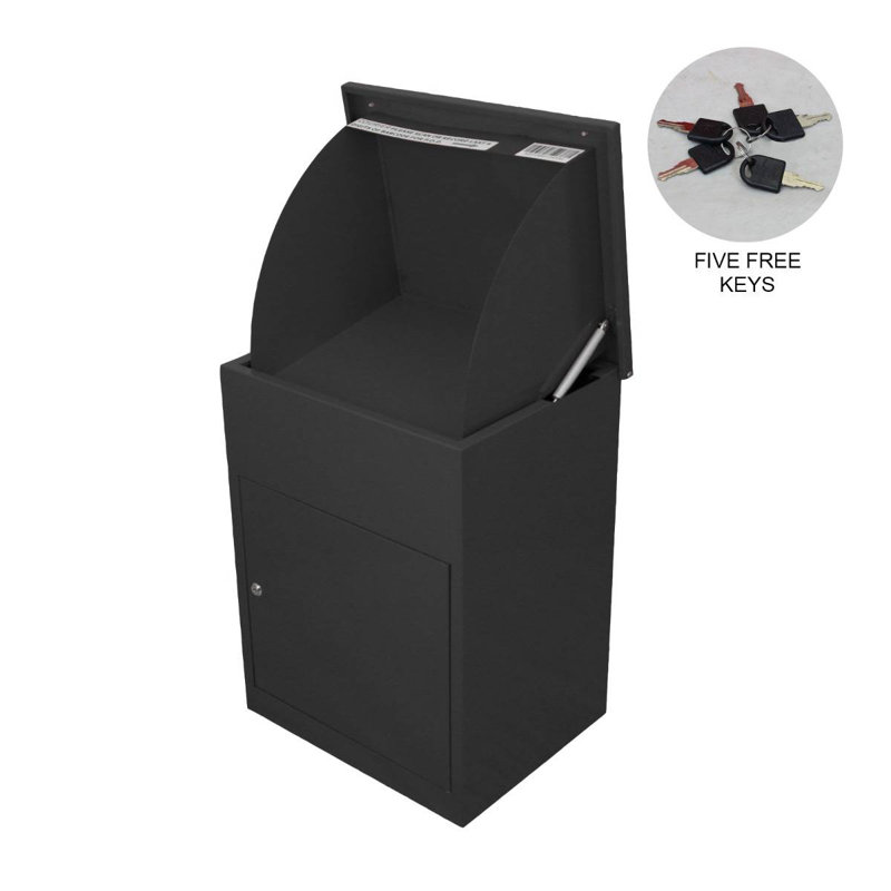Maximilien Steel Wall Mounted Post Box