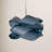 Link Suspension Pendant - Large - E26 Base - Blue Shade - Nickel-57774398-60876790-64824488