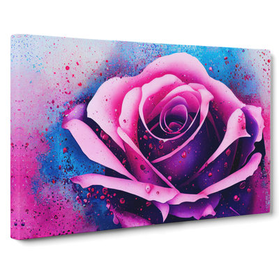 Rose Splash Vol.5 - Wrapped Canvas Print