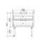 Meuble-lavabo autoportant Elena-30F-310T