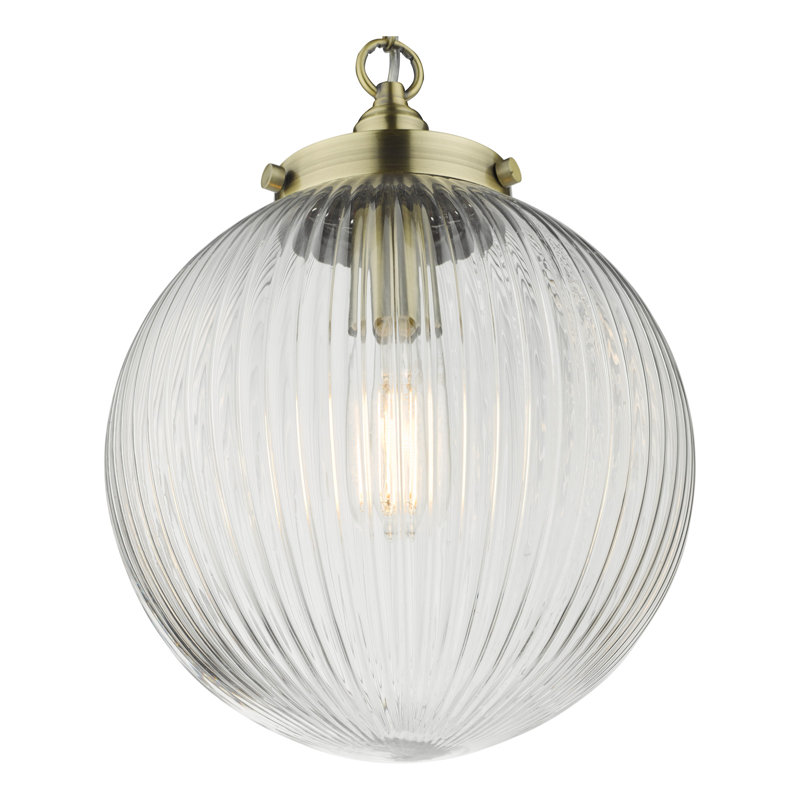 Bryce 1 - Light Sphere Pendant, Nickel