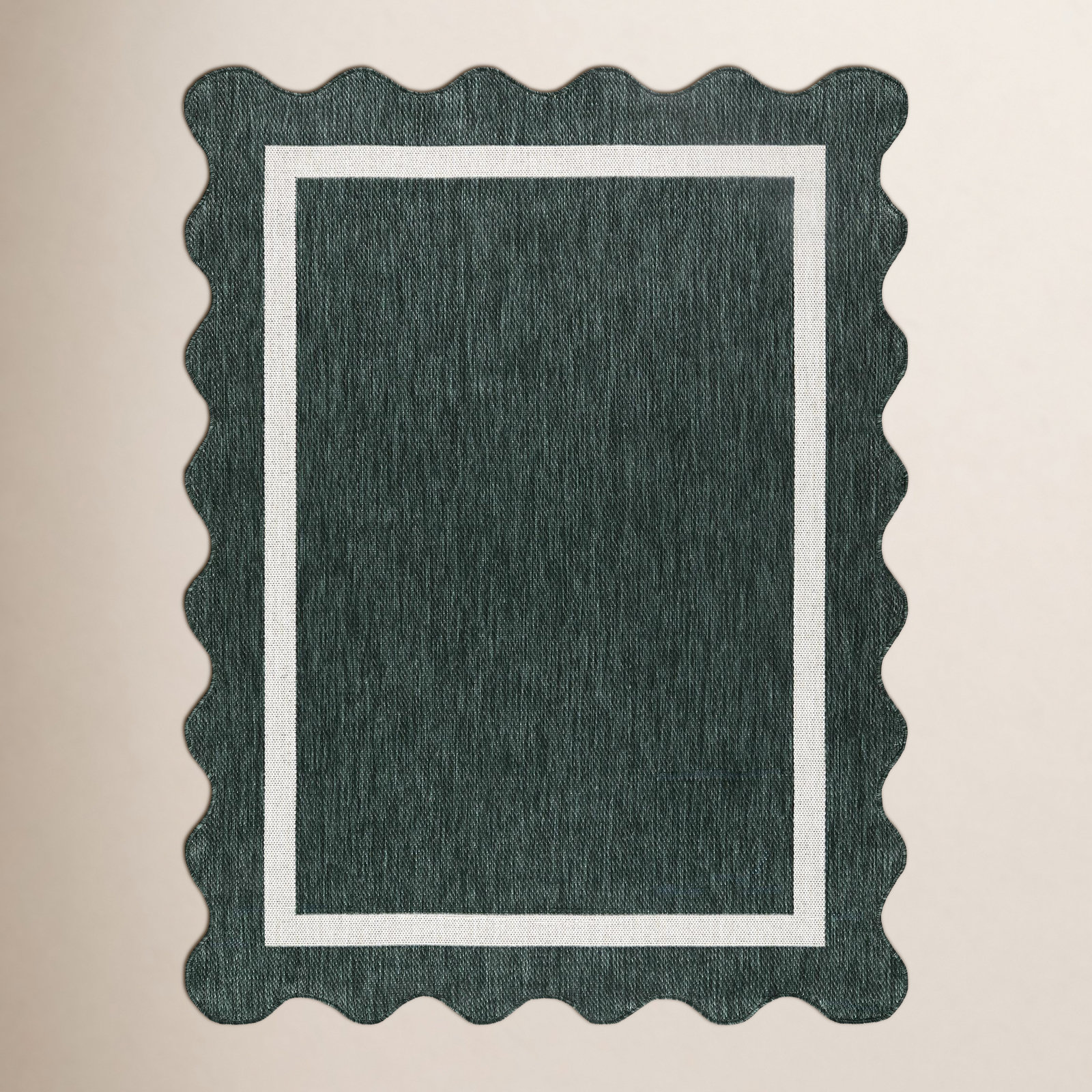Skiles Green Outdoor Rug, Rectangle 9'2.2" x 12'0.1"
