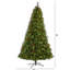 Arbre de Noël vert pin artificiel en cachemire avec lumières DEL-1428546908