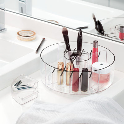 iDesign’s Onyx Collection Cosmetic Carousel, Clear