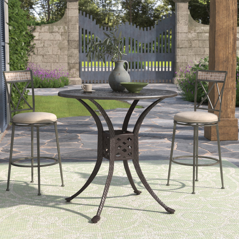 Doria 36'' Round Counter Height Bar Table, 36" H x 36" D